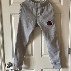 EUC Mens Champion Reverse Weave Joggers Logo Appliqué size Small